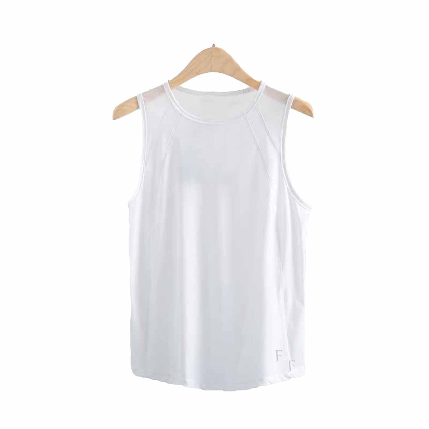 Women's Cutout Tank White